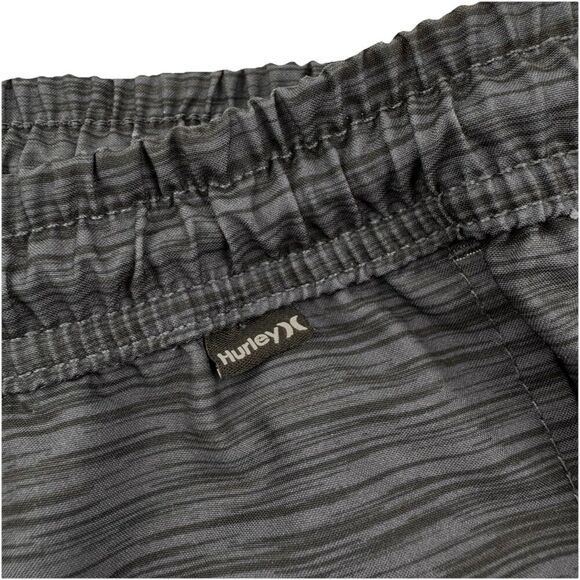 Hurley Mens Shorts Size Medium Striped Drawstring Swim Hybrid Board Shorts Logo - Picture 6 of 10